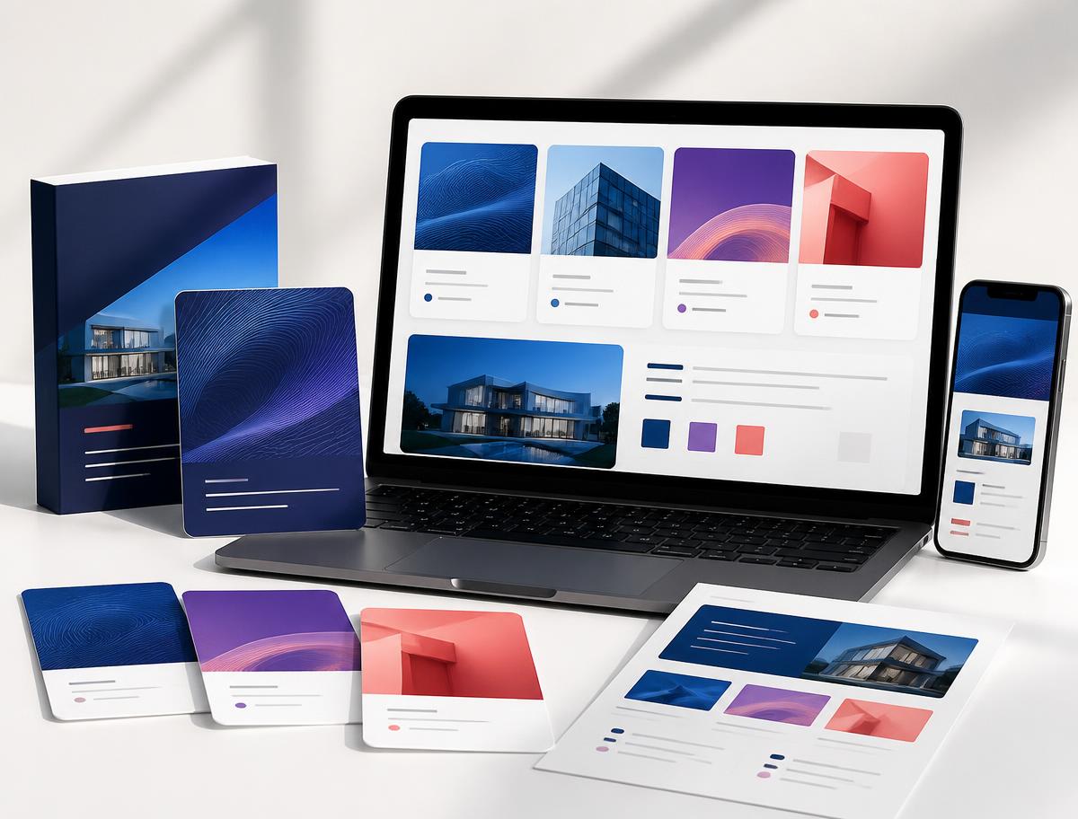 AI prompt and marketing toolkit displayed across digital devices